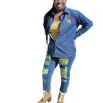 Color Ripped Scissor Jeans For Women | Taugempie Brand