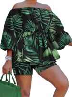 Women's Plus Size Voluptuous 2 Piece Spring Summer Shorts Sets Elevate your wardrobe with these Women's Plus Size Voluptuous 2-Piece Spring/Summer Shorts Sets. Designed for comfort and style, these shorts are perfect for various seasons. Chic, Sexy, and Stylish short sets are the what your vacation and beach bags are waiting for. Key Features: Plus Size Fit: Tailored to provide a comfortable and flattering fit for women of all sizes. Voluptuous Design: Offers a stylish and elegant look, perfect for warm weather. 2-Piece Set: Includes a pair of shorts, allowing for coordinated styling and versatile wear. Material: 100% Modal Polyester